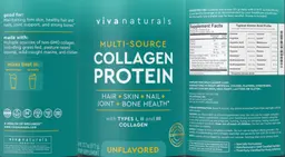 Label for Collagen Protein Unflavored