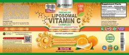 Label for Premium Liposomal Vitamin C Complex
