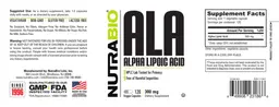 Label for ALA 300 mg