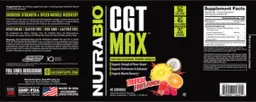 Label for CGT Max Tropical Fruit Punch
