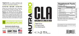Label for CLA 800 mg