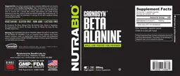 Label for CarnoSyn Beta Alanine 800 mg