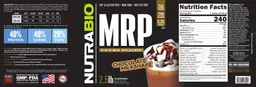 Label for MRP Chocolate Milkshake