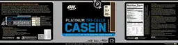 Label for Platinum Tri-Celle Casein Chocolate Decadence