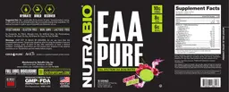 Label for EAA Pure Cherry Limeade