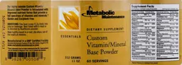 Custom Vitamin/Mineral Base Powder
