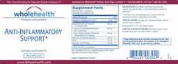 Label for Anti-Inflammatory Support