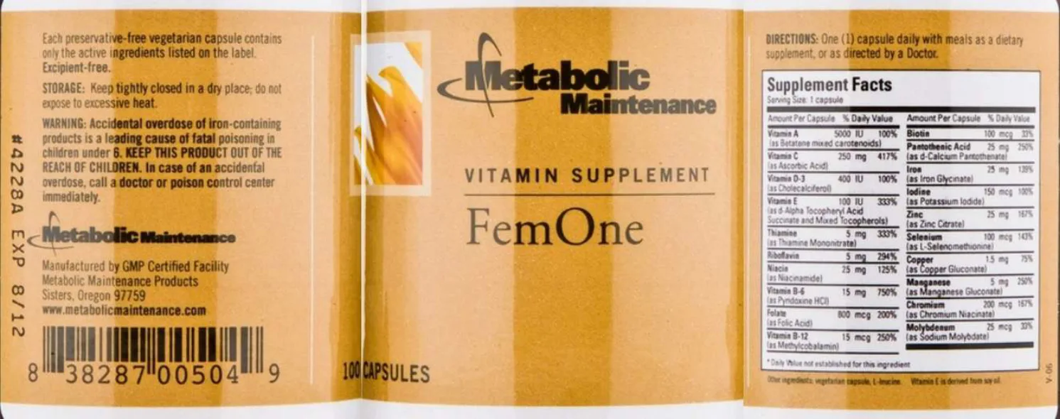 Label for FemOne