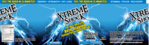 Xtreme Shock Blue Raspberry