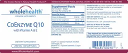 Label for CoEnzyme Q10 200 mg