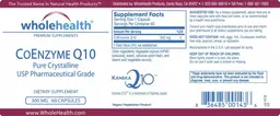 Label for CoEnzyme Q10 300 mg