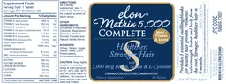 Label for Matrix 5,000 Complete
