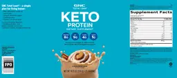 Label for Keto Protein Cinnamon Bun
