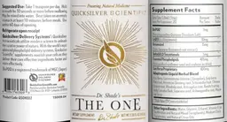 Label for Dr. Shade's The One