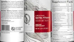 Label for Liposomal Ultra Vitamin