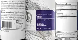 Label for Nanoemulsified DIM