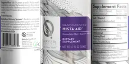 Label for Nanoemulsified Hista-Aid