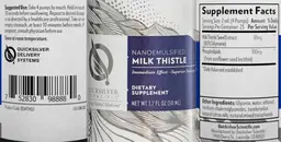 Label for Nanoemulsified Milk Thistle