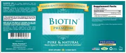 Label for Biotin Premium