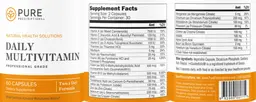Label for Daily Multivitamin
