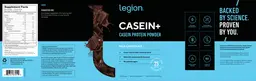 Label for Casien+ Milk Chocolate