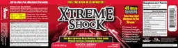 Label for Xtreme Shock Shock Berry