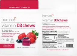 Label for Vitamin D Chews Mixed Barry Flavor