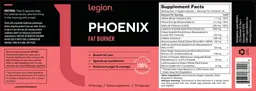 Label for Phoenix Fat Burner