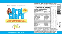 Label for Oral Guard With Xylitol