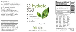 Label for Q-Hydrate 528