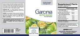 Label for Garcinia Ultra Blend