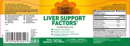Label for Liver Support Factors