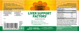 Label for Liver Support Factors
