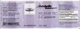 Label for L-Carnitine