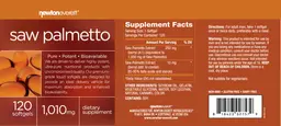 Label for Saw Palmetto