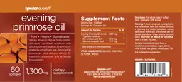 Label for Evening Primrose Oil 1,300 mg