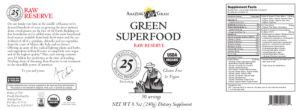 Green SuperFood Raw Reserve