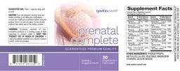 Label for Prenatal Complete