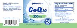 Label for CoQ10 200 mg