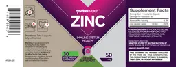 Label for Zinc 50 mg