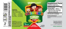 Label for Children's Attention Support Drops