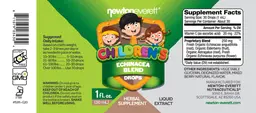 Label for Children's Echinacea Blend Drops