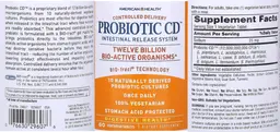 Label for Probiotic CD