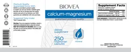 Label for Calcium-Magnesium