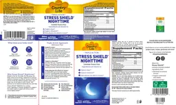 Label for Triple Action Stress Shield Nighttime