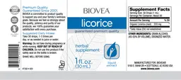 Label for Licorice