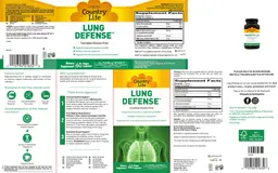 Label for Lung Defense