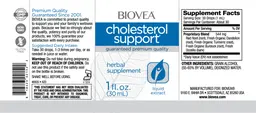 Label for Cholesterol Support