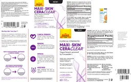 Label for Maxi-Skin CeraClear