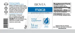 Label for Maca